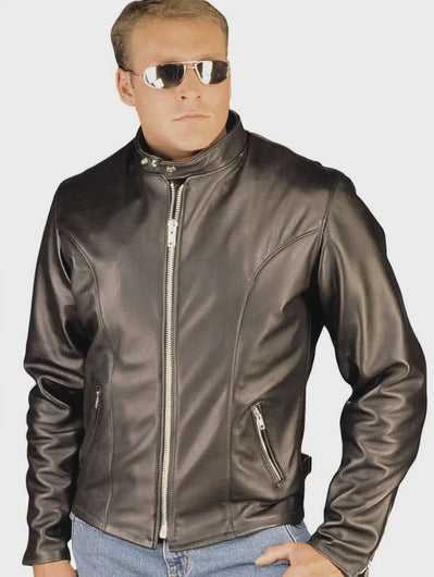 motorcycle leather jacket