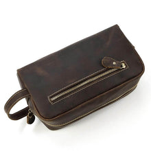Load image into Gallery viewer, The Wanderer Toiletry Bag | Genuine Leather Toiletry Bag with durable design and multiple compartments for travel essentials.
