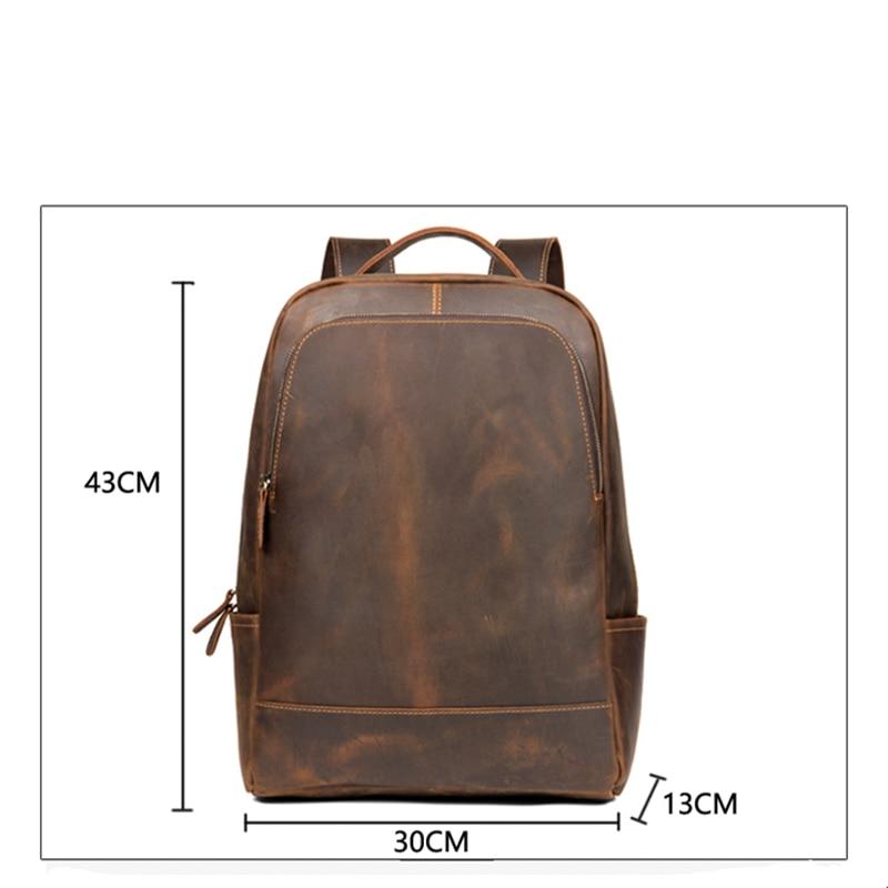 The Vernon Backpack | Genuine Vintage Leather Minimalist  display picture 1