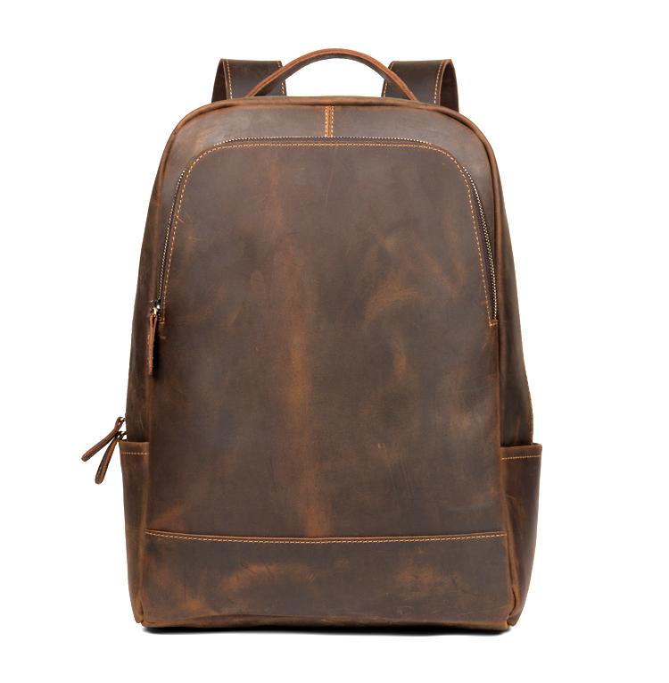 The Vernon Backpack | Genuine Vintage Leather Minimalist 