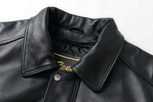 Load image into Gallery viewer, REED Men&#39;s American Style Bomber Leather Jacket - Imported, featuring genuine leather and classic design for comfort and durability.
