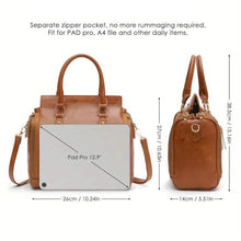 Charger l'image dans la galerie, Retro PU Leather Handbag with Multi Card Slot
