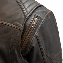 Cargar imagen en el visor de la galería, Rider Club - Men's Leather Motorcycle Jacket
