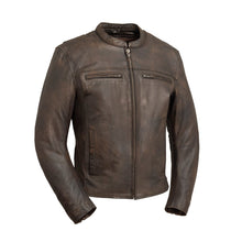 Cargar imagen en el visor de la galería, Rocky Men's Motorcycle Leather Jacket
