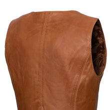 Cargar imagen en el visor de la galería, Western Style Motorcycle Leather Vest
