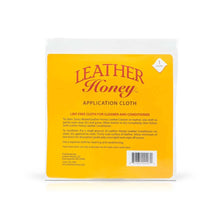 Load image into Gallery viewer, Leather Honey application cloth from Large Leather Care Kit for cleaning and conditioning leather goods.
