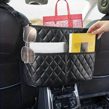 Charger l'image dans la galerie, Stylish PU Leather Handbag Car-Mounted Storage Bag
