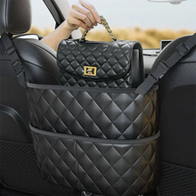 Charger l'image dans la galerie, Stylish PU Leather Handbag Car-Mounted Storage Bag
