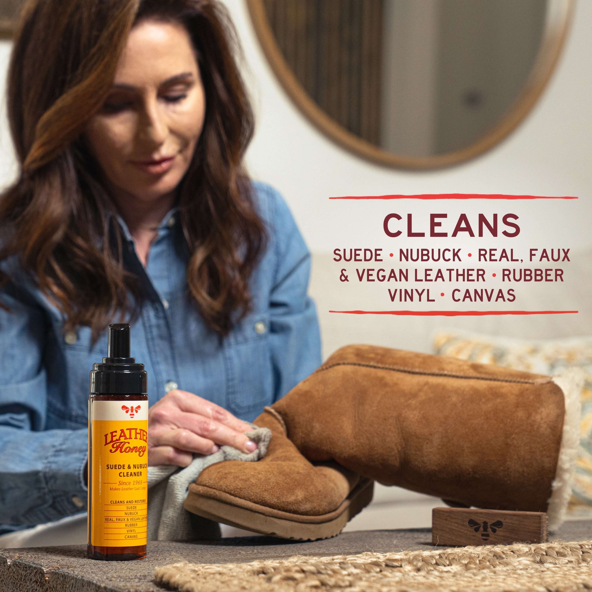 Suede & Nubuck Cleaner | Reed® Leather EST. 1950 - Imported and Made in ...