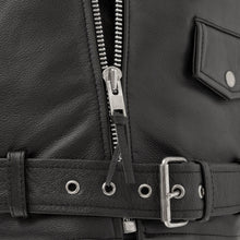 Cargar imagen en el visor de la galería, Superstar Men's Motorcycle Leather Jacket
