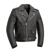 Cargar imagen en el visor de la galería, Superstar Men's Motorcycle Leather Jacket
