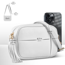 Cargar imagen en el visor de la galería, Italian Full-Grain Leather Crossbody Bag | Parma
