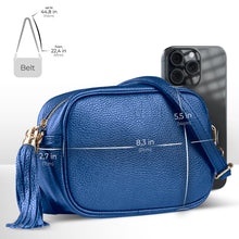 Cargar imagen en el visor de la galería, Italian Full-Grain Leather Crossbody Bag | Parma
