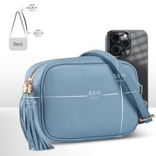 Cargar imagen en el visor de la galería, Italian Full-Grain Leather Crossbody Bag | Parma
