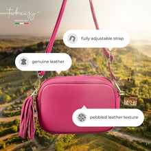 Charger l'image dans la galerie, Italian Full-Grain Leather Crossbody Bag | Parma
