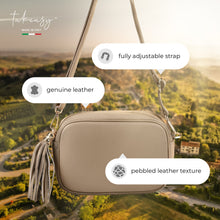 Charger l'image dans la galerie, Italian Full-Grain Leather Crossbody Bag | Parma
