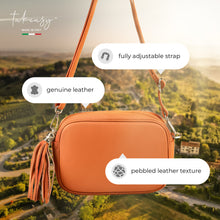 Charger l'image dans la galerie, Italian Full-Grain Leather Crossbody Bag | Parma
