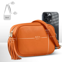 Charger l'image dans la galerie, Italian Full-Grain Leather Crossbody Bag | Parma

