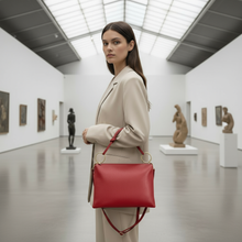 Charger l'image dans la galerie, Italian Full-Grain Leather Shoulder Bag | Livorno
