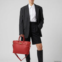 Cargar imagen en el visor de la galería, Italian Full-Grain Leather Top-Handle Bag | Cesena
