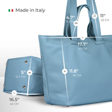 Cargar imagen en el visor de la galería, Italian Full-Grain Leather Tote Bag | Torino

