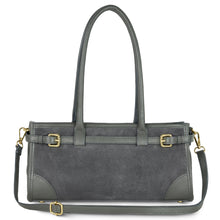 Load image into Gallery viewer, Italian Genuine Suede &amp; Full-Grain Leather Shoulder Bag | Lodi
