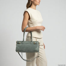 Load image into Gallery viewer, Italian Genuine Suede &amp; Full-Grain Leather Shoulder Bag | Lodi
