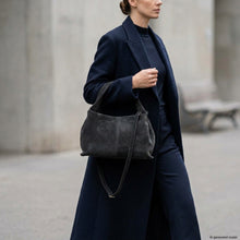 Cargar imagen en el visor de la galería, Italian Genuine Suede Shoulder Bag | Ferrara
