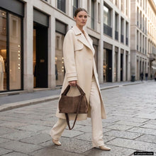 Cargar imagen en el visor de la galería, Italian Genuine Suede Shoulder Bag | Ferrara
