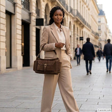 Cargar imagen en el visor de la galería, Italian Genuine Suede Shoulder Bag | Sondrio
