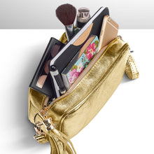 Charger l'image dans la galerie, Italian Genuine Metallic Suede Crossbody Bag | Gubbio
