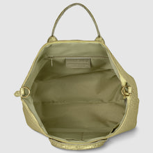 Charger l'image dans la galerie, Italian Genuine Basketweave-Embossed Metallic Suede Top-Handle Bag | Treviso
