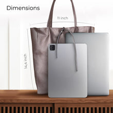 Charger l'image dans la galerie, Italian Metallic Full-Grain Leather Tote Bag | Vinci
