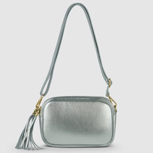 Charger l'image dans la galerie, Italian Metallic Full-Grain Leather Crossbody Bag | Napoli
