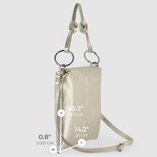 Cargar imagen en el visor de la galería, Italian Metallic Full-Grain Leather Shoulder Bag | Prato
