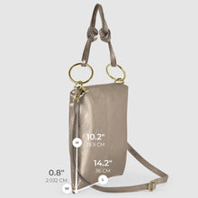 Cargar imagen en el visor de la galería, Italian Metallic Full-Grain Leather Shoulder Bag | Prato
