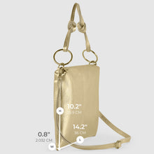 Cargar imagen en el visor de la galería, Italian Metallic Full-Grain Leather Shoulder Bag | Prato
