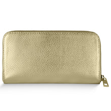 Charger l'image dans la galerie, Italian Metallic Full-Grain Leather Wallet | Udine
