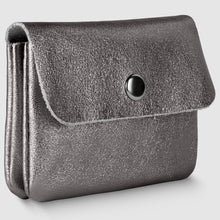 Cargar imagen en el visor de la galería, Italian Genuine Metallic Suede Wallet | Assisi

