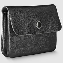 Cargar imagen en el visor de la galería, Italian Genuine Metallic Suede Wallet | Assisi
