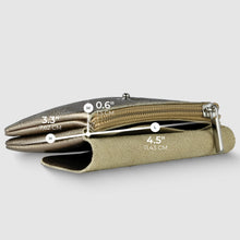 Cargar imagen en el visor de la galería, Italian Genuine Metallic Suede Wallet | Assisi
