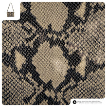 Charger l'image dans la galerie, Italian Genuine Python-Print Suede Crossbody Bag | Lecce
