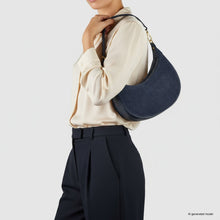 Charger l'image dans la galerie, Italian Genuine Suede &amp; Full-Grain Leather Shoulder Bag | Arezzo
