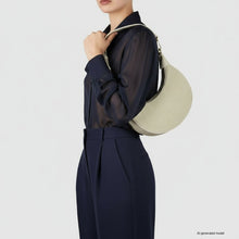 Charger l'image dans la galerie, Italian Genuine Suede &amp; Full-Grain Leather Shoulder Bag | Arezzo
