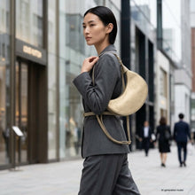 Charger l'image dans la galerie, Italian Genuine Suede &amp; Full-Grain Leather Shoulder Bag | Arezzo
