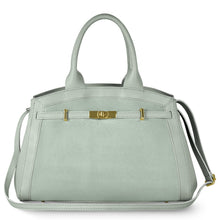Cargar imagen en el visor de la galería, Italian Genuine Suede &amp; Full-Grain Leather Top-Handle Bag | Forlì

