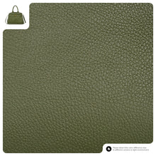 Cargar imagen en el visor de la galería, Italian Genuine Suede &amp; Full-Grain Leather Top-Handle Bag | Forlì

