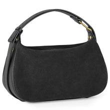 Charger l'image dans la galerie, Italian Genuine Suede &amp; Full-Grain Leather Crossbody Bag | Cremona
