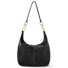 Cargar imagen en el visor de la galería, Italian Genuine Suede Hobo Bag | Belluno
