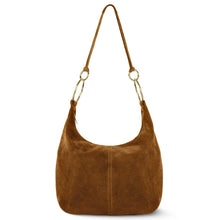 Cargar imagen en el visor de la galería, Italian Genuine Suede Hobo Bag | Belluno
